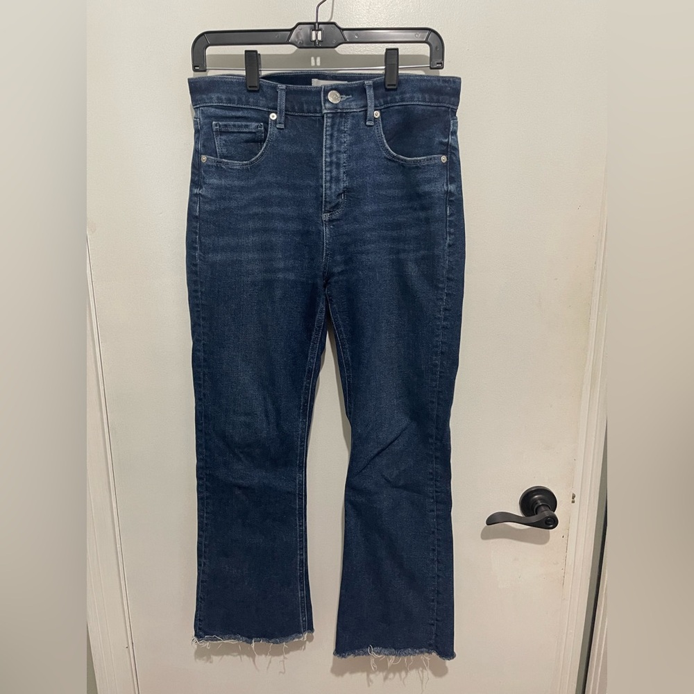 LOFT Dark Blue Flare Jeans
